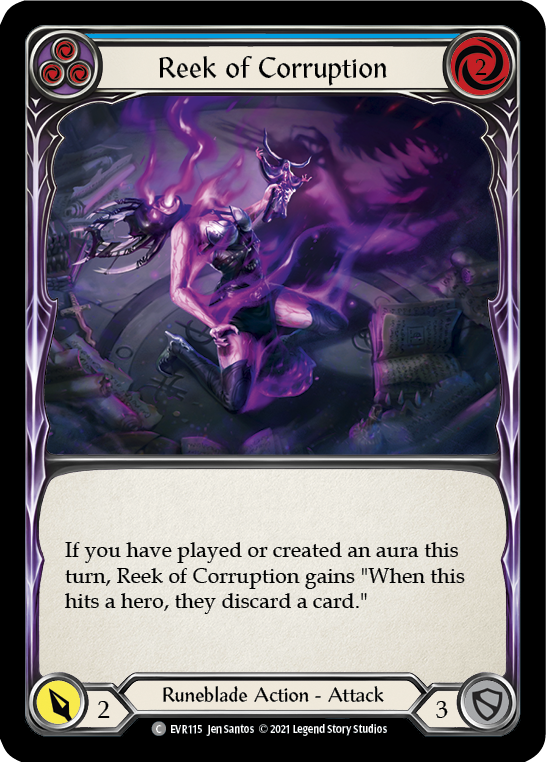 Reek of Corruption (Blue) [Everfest] 1st Edition Normal