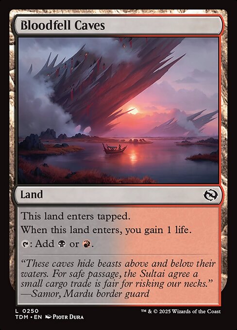 Bloodfell Caves (250) [Tarkir: Dragonstorm]