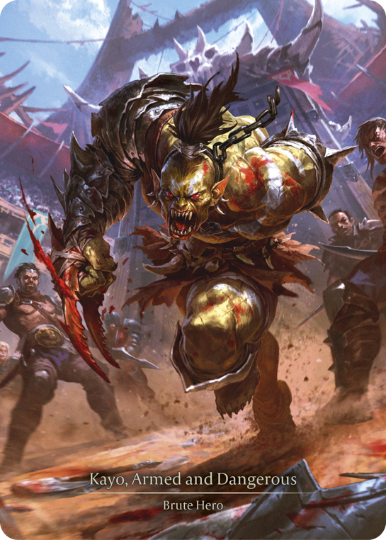 Kayo, Armed and Dangerous (Marvel) [Heavy Hitters] Cold Foil