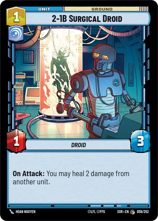 2-1B Surgical Droid (059/252) [Spark of Rebellion] - Star Wars: Unlimited Single