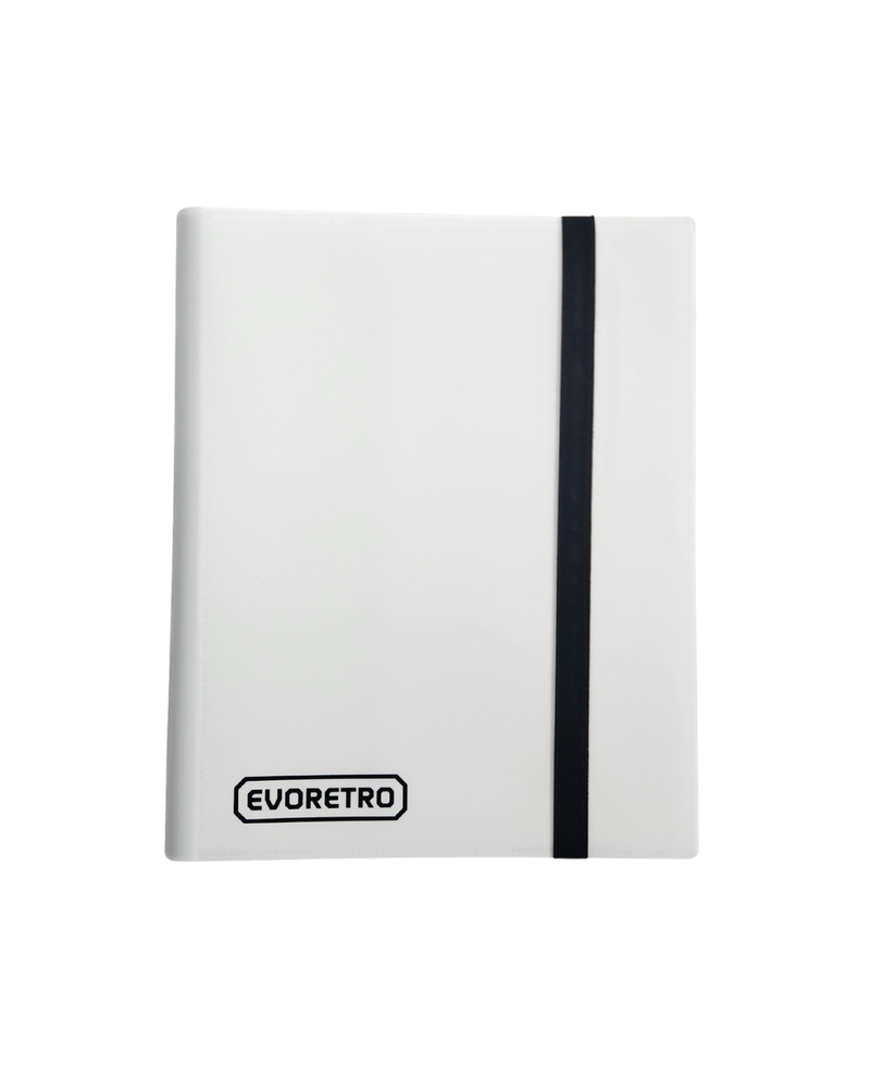 Evoretro 9-Pocket Flex Binder White