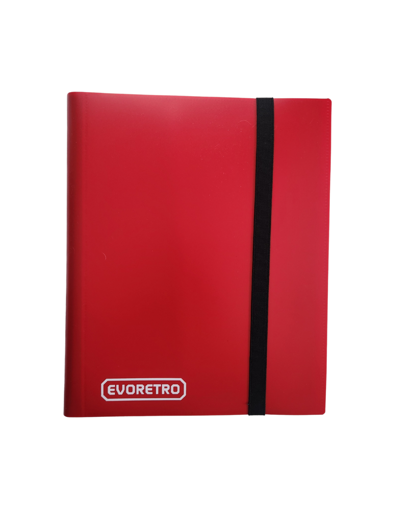 Evoretro 9-Pocket Flex Binder Red