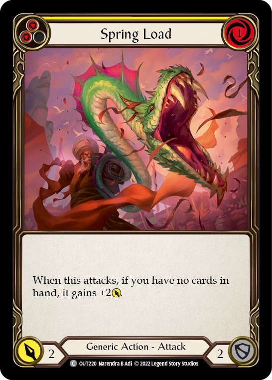 Spring Load (Yellow) [Outsiders] Rainbow Foil