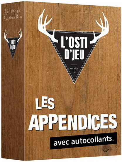 L’Osti d’jeu extension Les Appendices