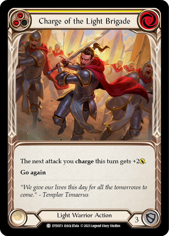 Charge of the Light Brigade (Yellow) [Dusk Till Dawn] Rainbow Foil