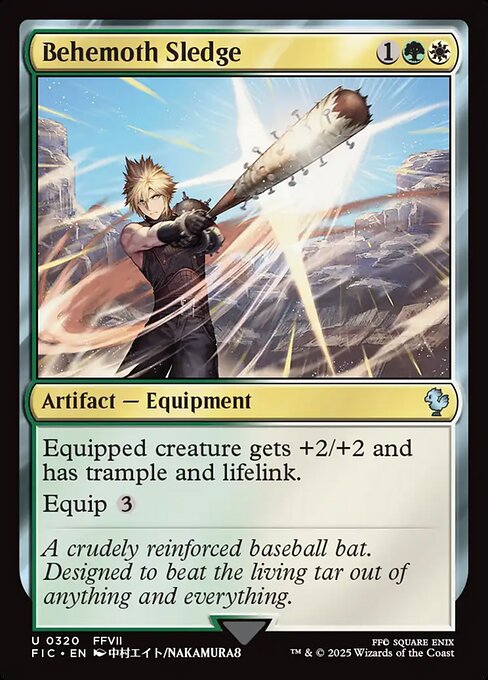 Behemoth Sledge (320) [Final Fantasy Commander]