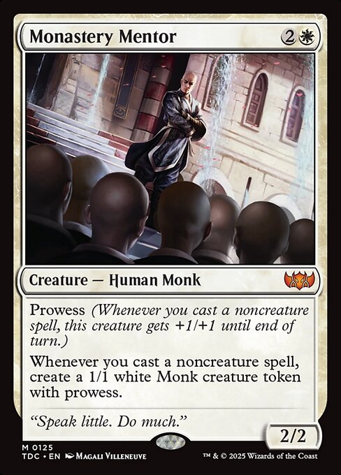 Monastery Mentor (125) [Tarkir: Dragonstorm Commander]
