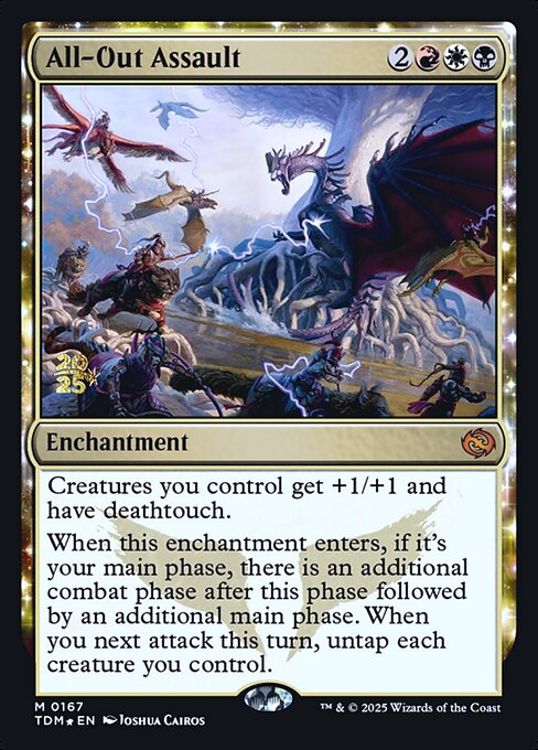 All-Out Assault (167s) [Tarkir: Dragonstorm Promos]