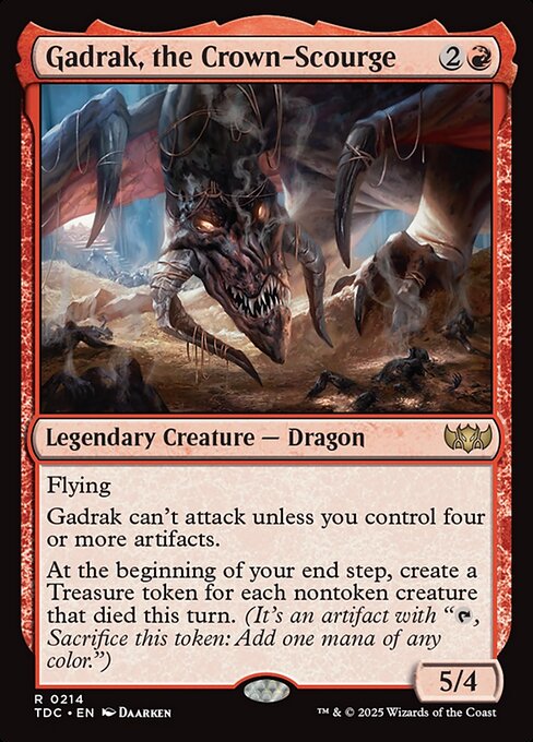 Gadrak, the Crown-Scourge (214) [Tarkir: Dragonstorm Commander]