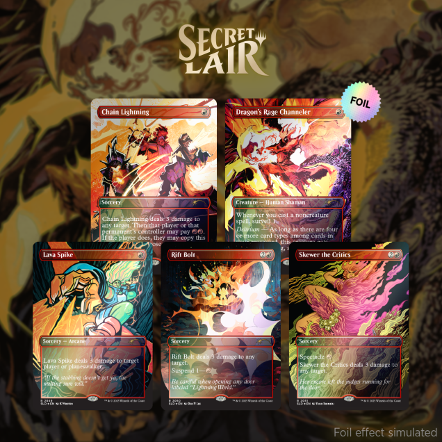Secret Lair : TOUT EST EN FEU Édition Foil (EN)
