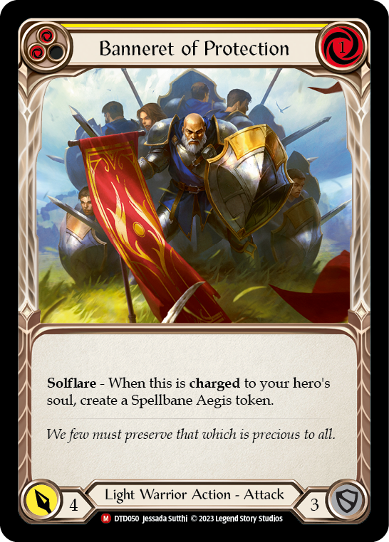 Banneret of Protection [Dusk Till Dawn] Rainbow Foil