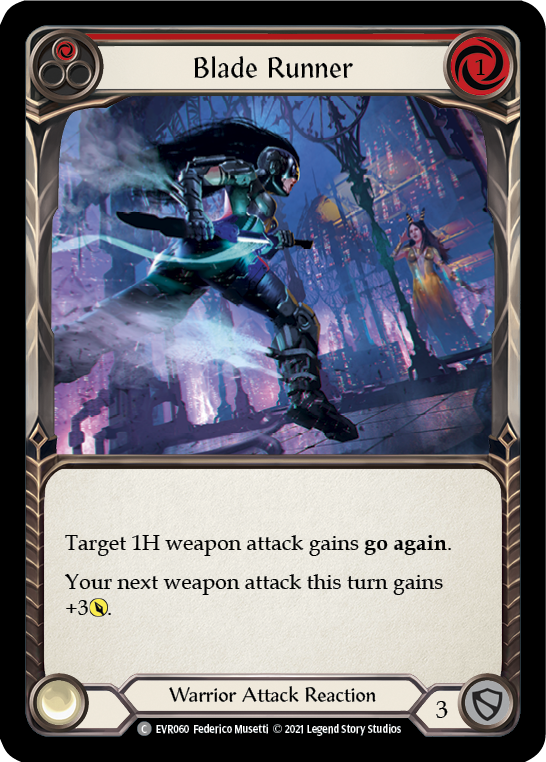 Blade Runner (Red) [Everfest] 1st Edition Rainbow Foil