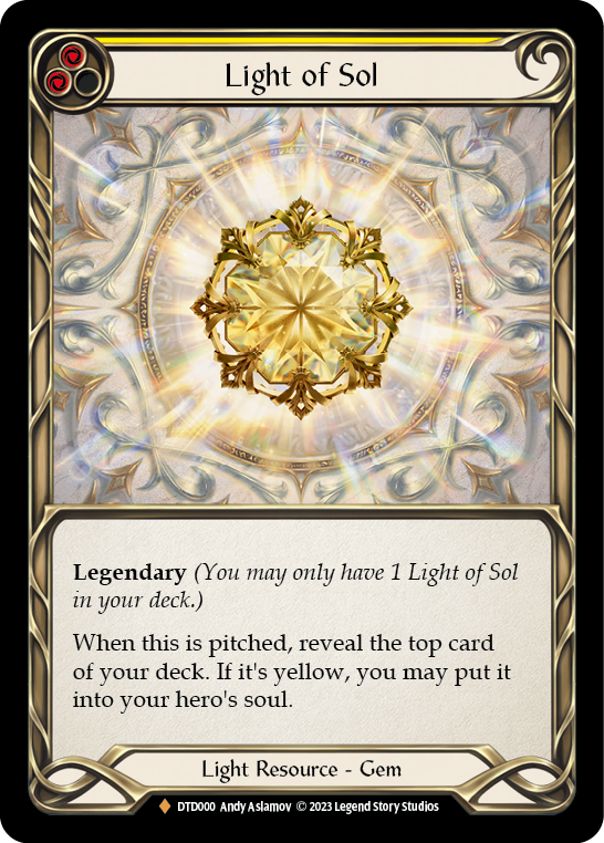 Light of Sol [Dusk Till Dawn] Cold Foil