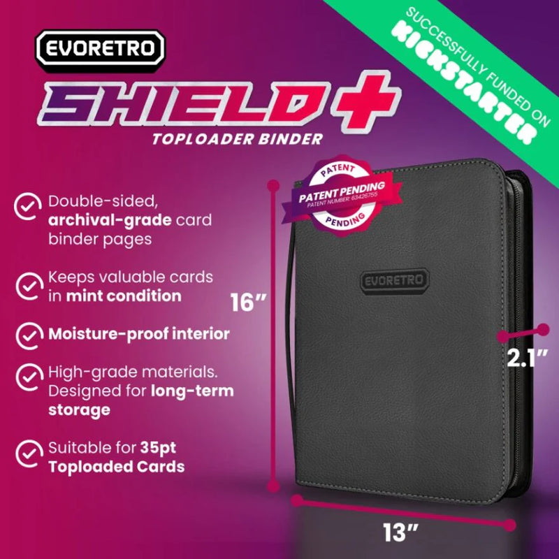 Evoretro Top Loader Binder 3x3 Yellow