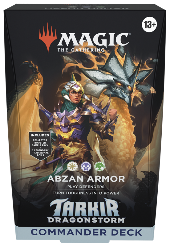 MTG Tarkir Dragonstorm Commander Deck Abzan Armor