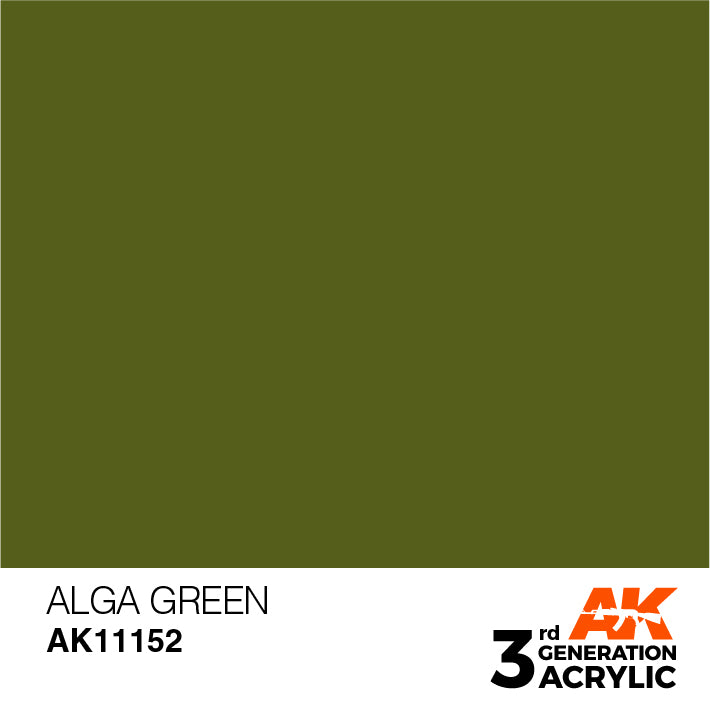 AK Interactive: 3G Acrylic Alga Green  17ml