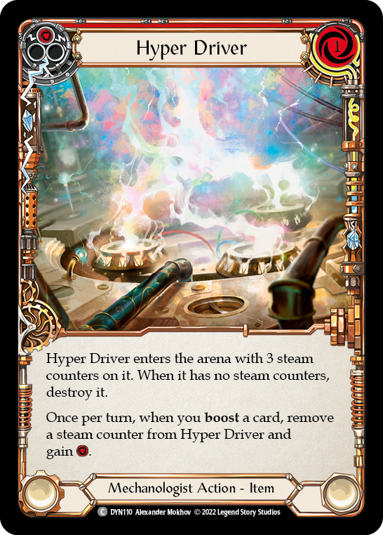 Hyper Driver (Red) [Dynasty] Cold Foil