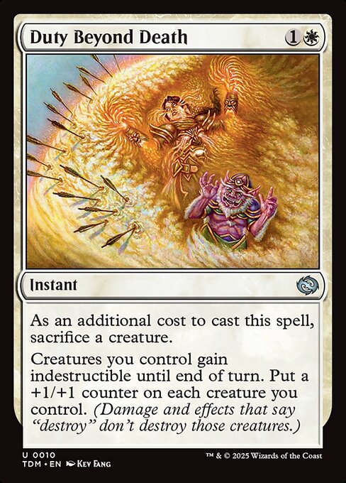 Duty Beyond Death (10) [Tarkir: Dragonstorm]