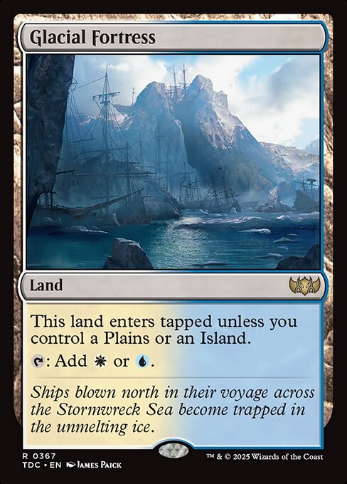Glacial Fortress (367) [Tarkir: Dragonstorm Commander]