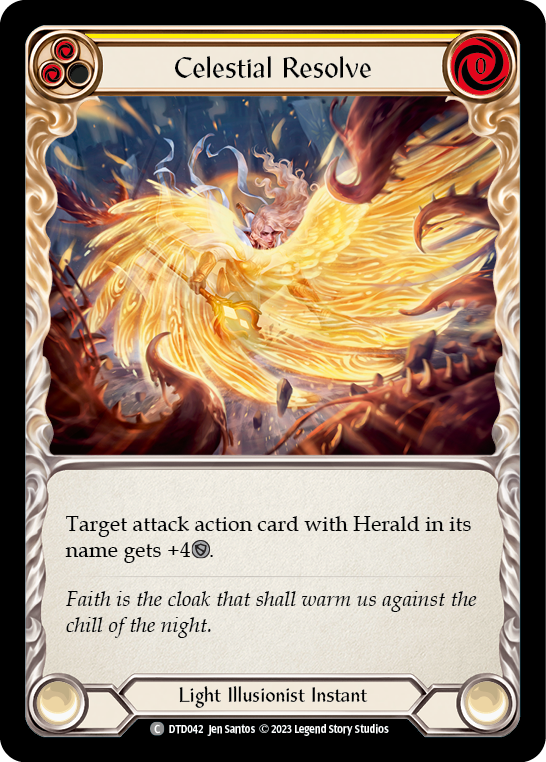 Celestial Resolve (Yellow) [Dusk Till Dawn]