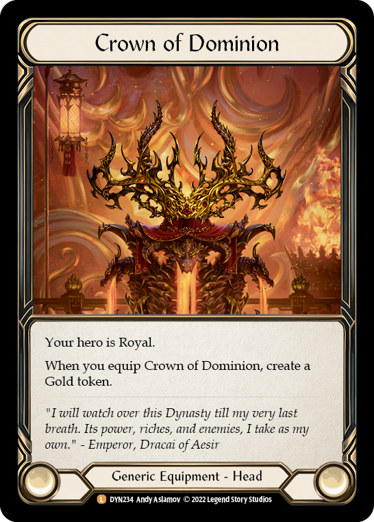 Crown of Dominion [Dynasty] Cold Foil