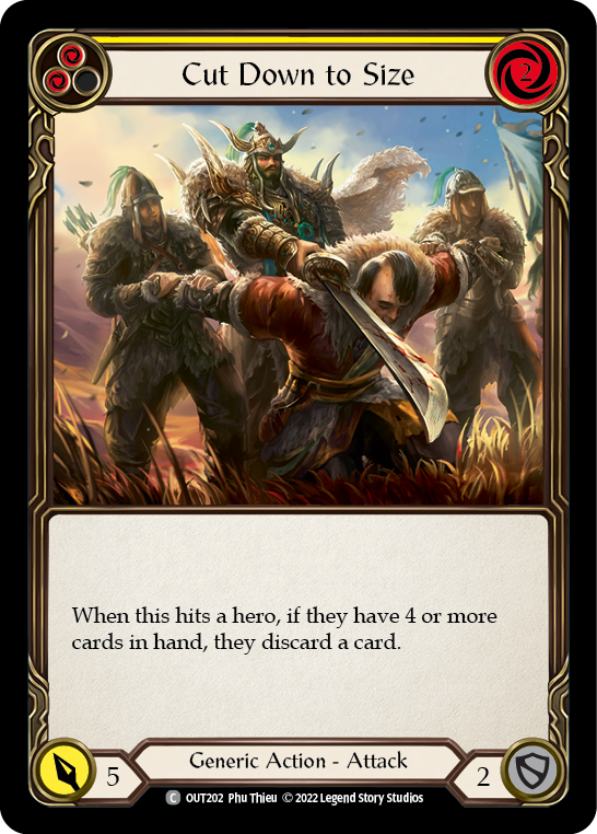 Cut Down to Size (Yellow) [Outsiders]