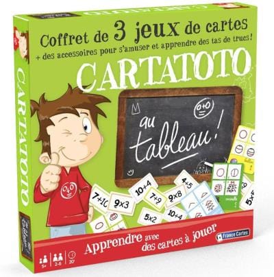 Cartatoto au Tableau - Coffret 3 Jeux + Accessoires (FR)