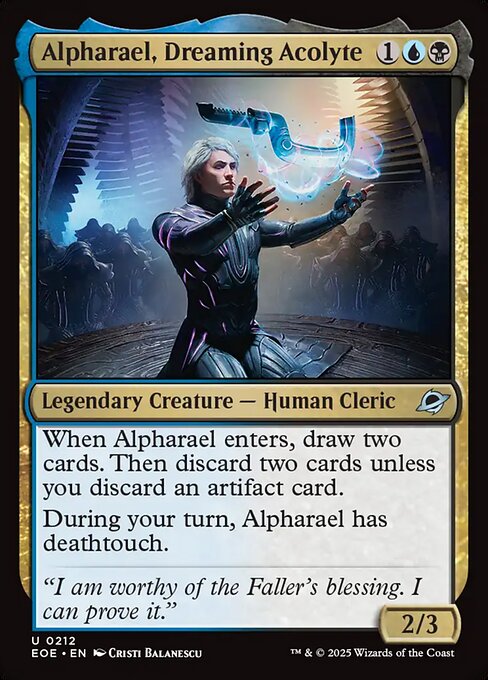 Alpharael, Dreaming Acolyte (212) [Edge of Eternities]