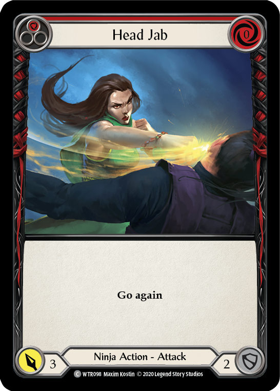 Head Jab (Red) [Welcome to Rathe Unlimited] Unlimited Rainbow Foil