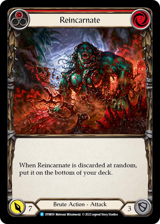 Reincarnate (Red) [Dynasty] Rainbow Foil