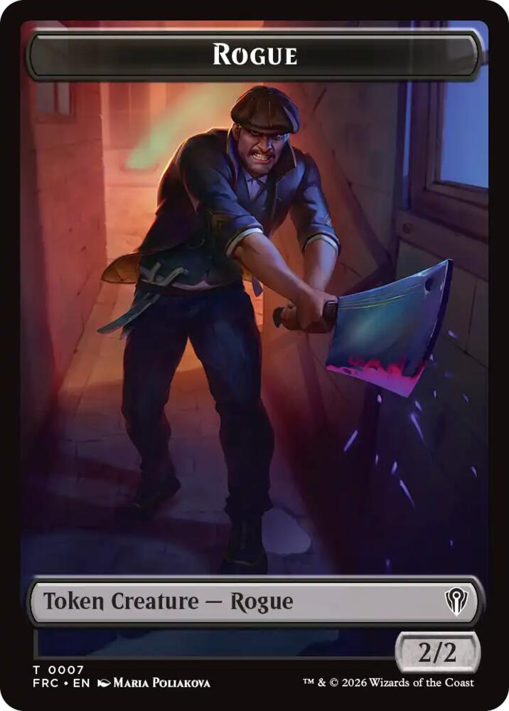 Rogue // Zombie Army Double-Sided Token (7 // 8) [Reality Fracture Commander]