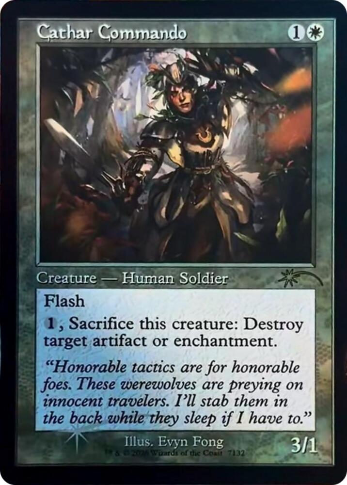 Cathar Commando (Retro Frame) (7132) [Secret Lair Drop]