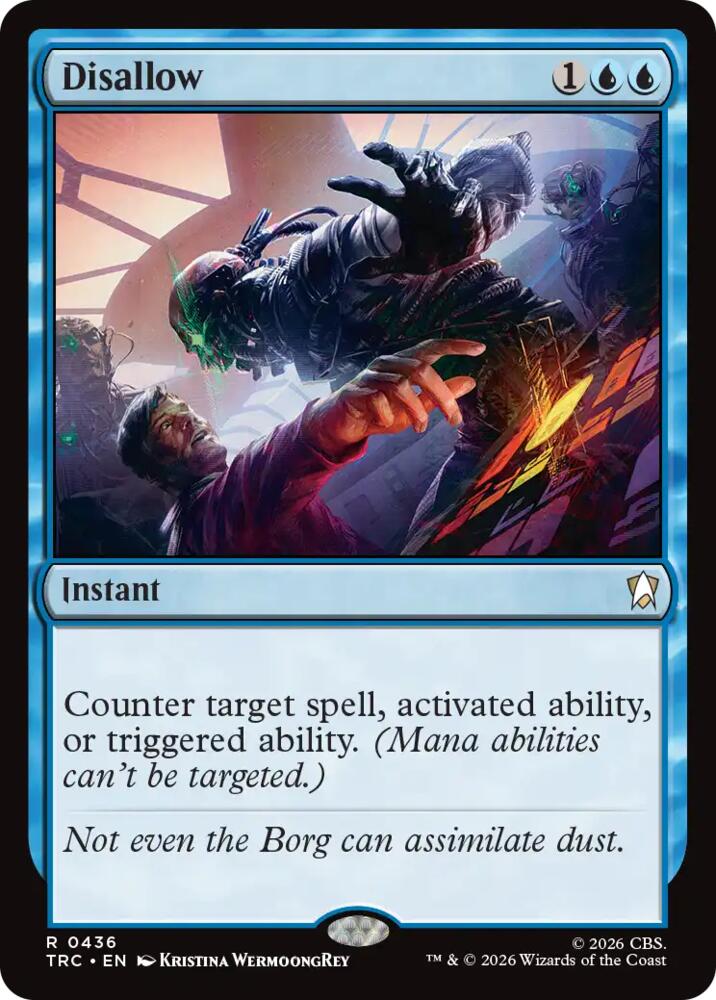 Disallow (Surge Foil) (436) [Star Trek Commander]
