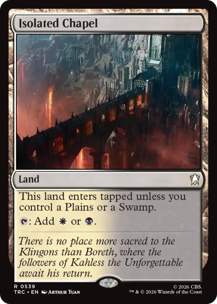 Isolated Chapel (Surge Foil) (539) [Star Trek Commander]