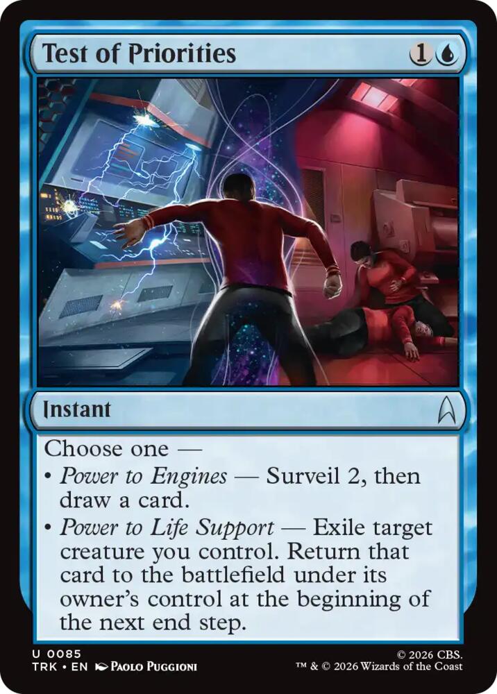 Test of Priorities (85) [Star Trek]