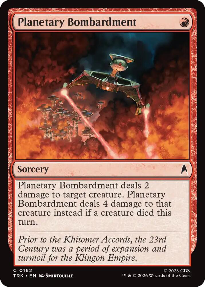 Planetary Bombardment (162) [Star Trek]