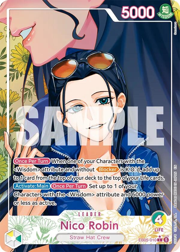 Nico Robin (010) (Alternate Art) (EB05-010) [Extra Booster: One Piece Heroines Edition Vol. 2]