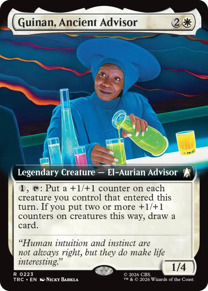 Guinan, Ancient Advisor (Extended Art) (223) [Star Trek Commander]