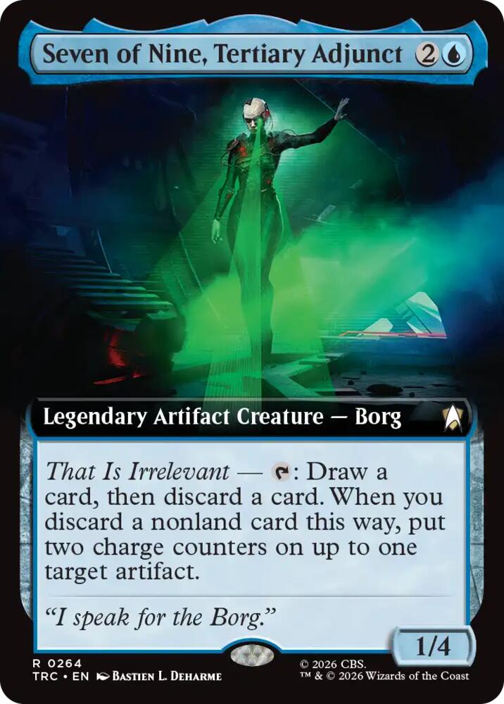 Seven of Nine, Tertiary Adjunct (Extended Art) (264) [Star Trek Commander]