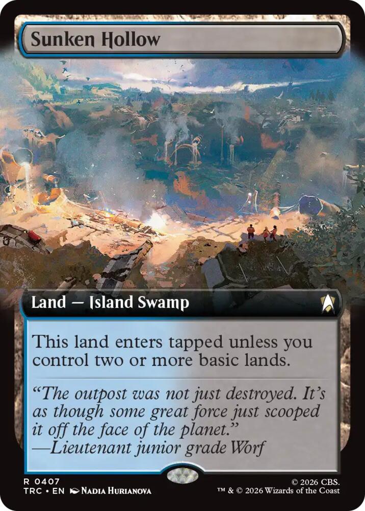 Sunken Hollow (Extended Art) (407) [Star Trek Commander]