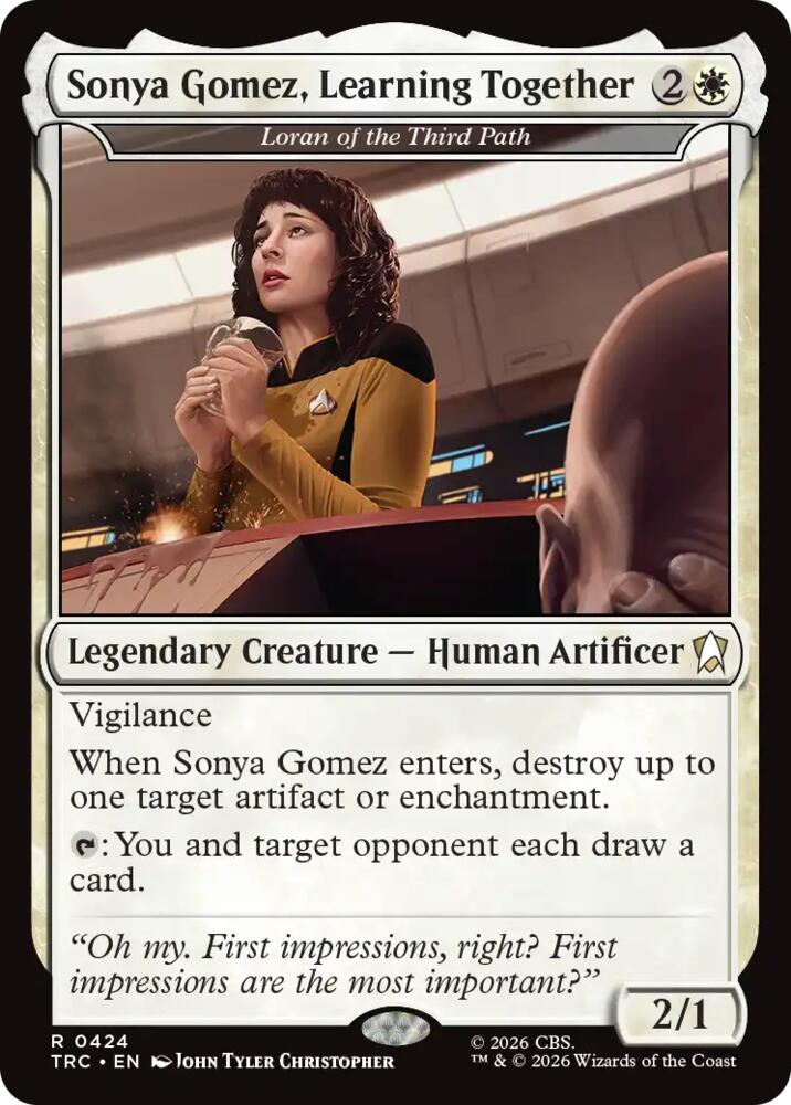 Sonya Gomez, Learning Together - Loran of the Third Path (424) [Star Trek Commander]