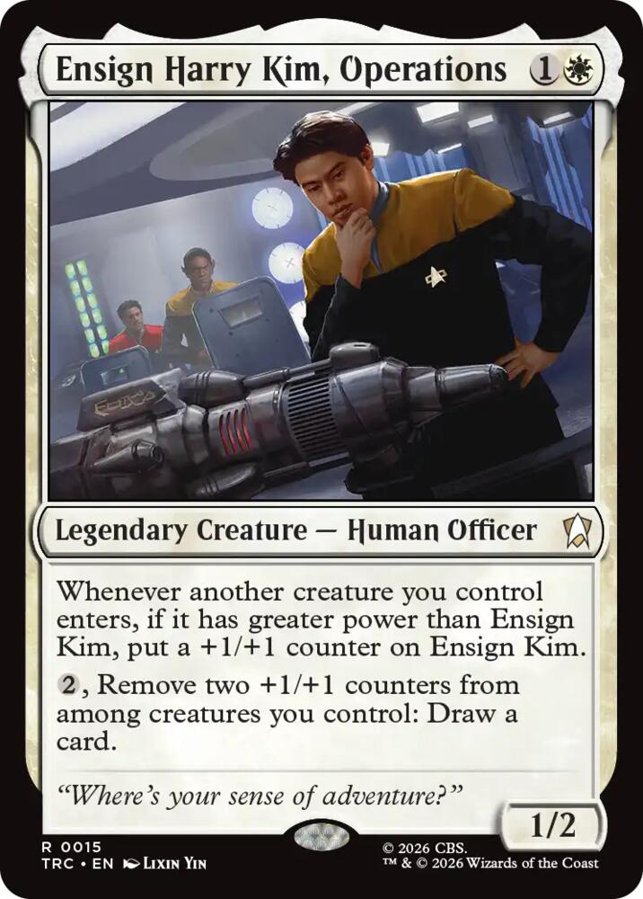 Ensign Harry Kim, Operations (Surge Foil) (15) [Star Trek Commander]