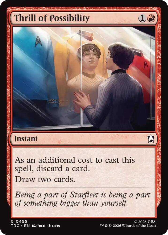 Thrill of Possibility (Surge Foil) (455) [Star Trek Commander]