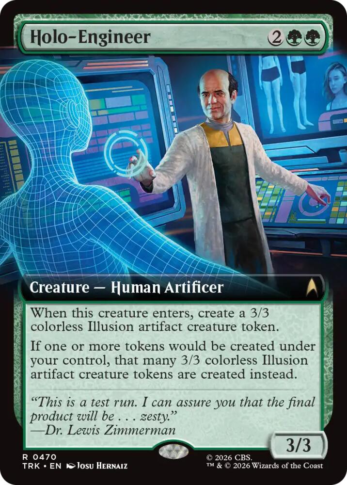 Holo-Engineer (Extended Art) (470) [Star Trek]
