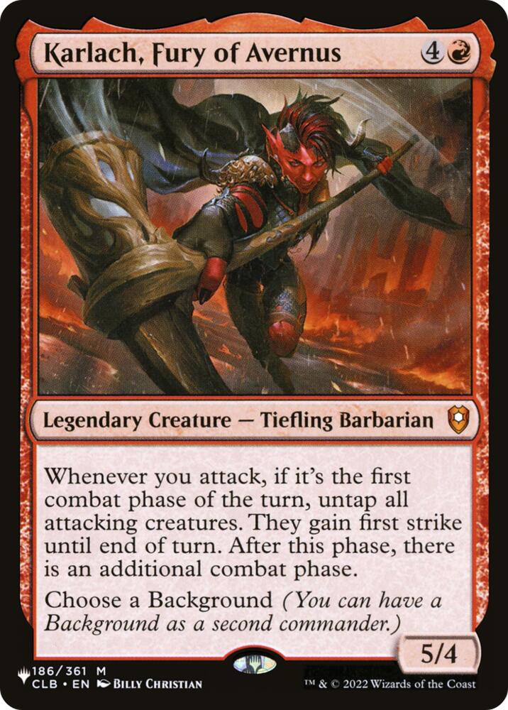 Karlach, Fury of Avernus (186) [The List]