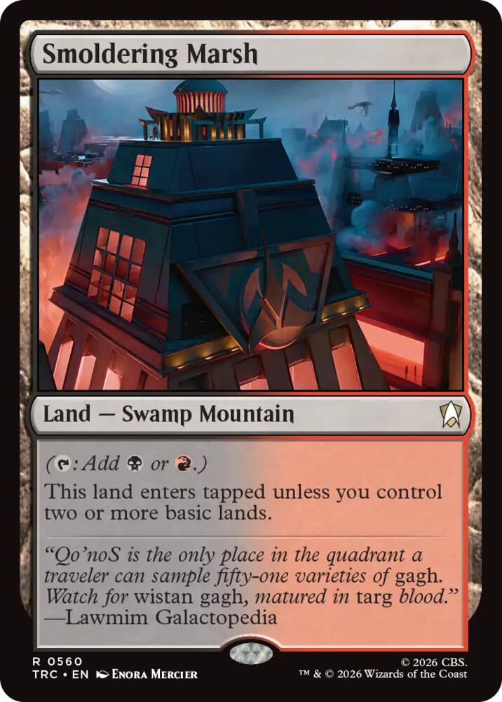 Smoldering Marsh (Surge Foil) (560) [Star Trek Commander]