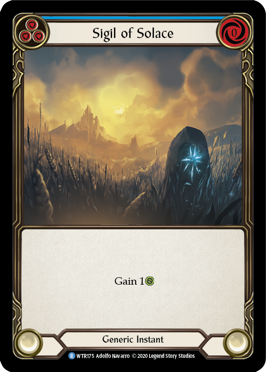Sigil of Solace (Blue) [Welcome to Rathe Unlimited] Unlimited Normal