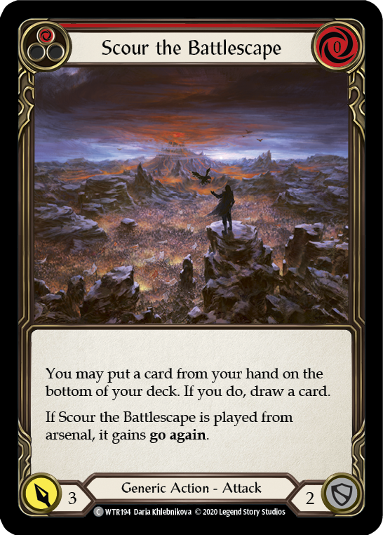 Scour the Battlescape (Red) [Welcome to Rathe Unlimited] Unlimited Normal