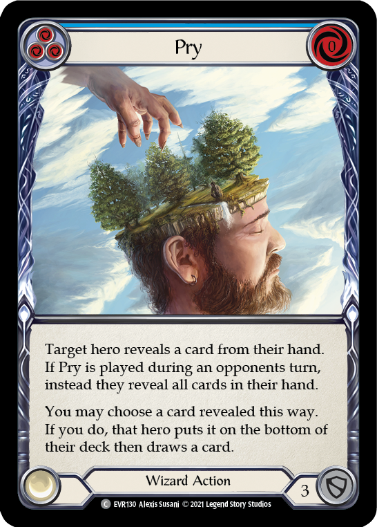 Pry (Blue) [Everfest] 1st Edition Rainbow Foil