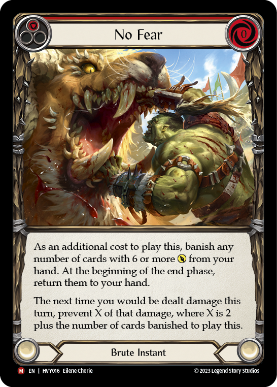 No Fear [Heavy Hitters] Rainbow Foil